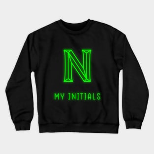 Letter N Letter Art Crewneck Sweatshirt